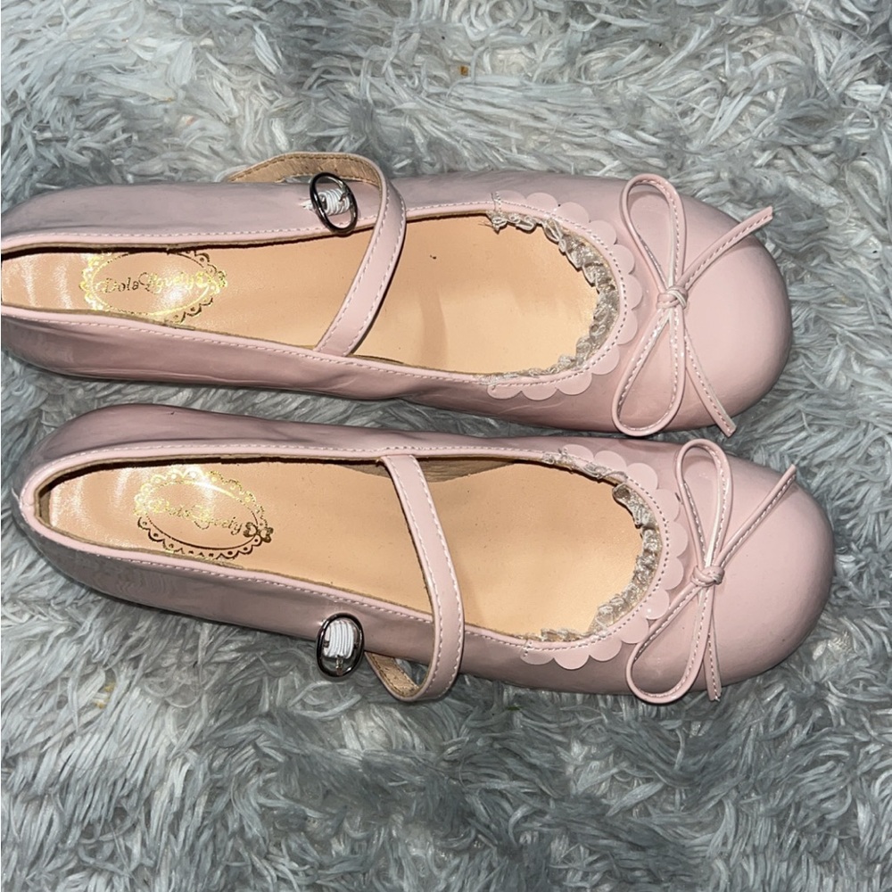 Elegant Pink Mary Jane Flats
